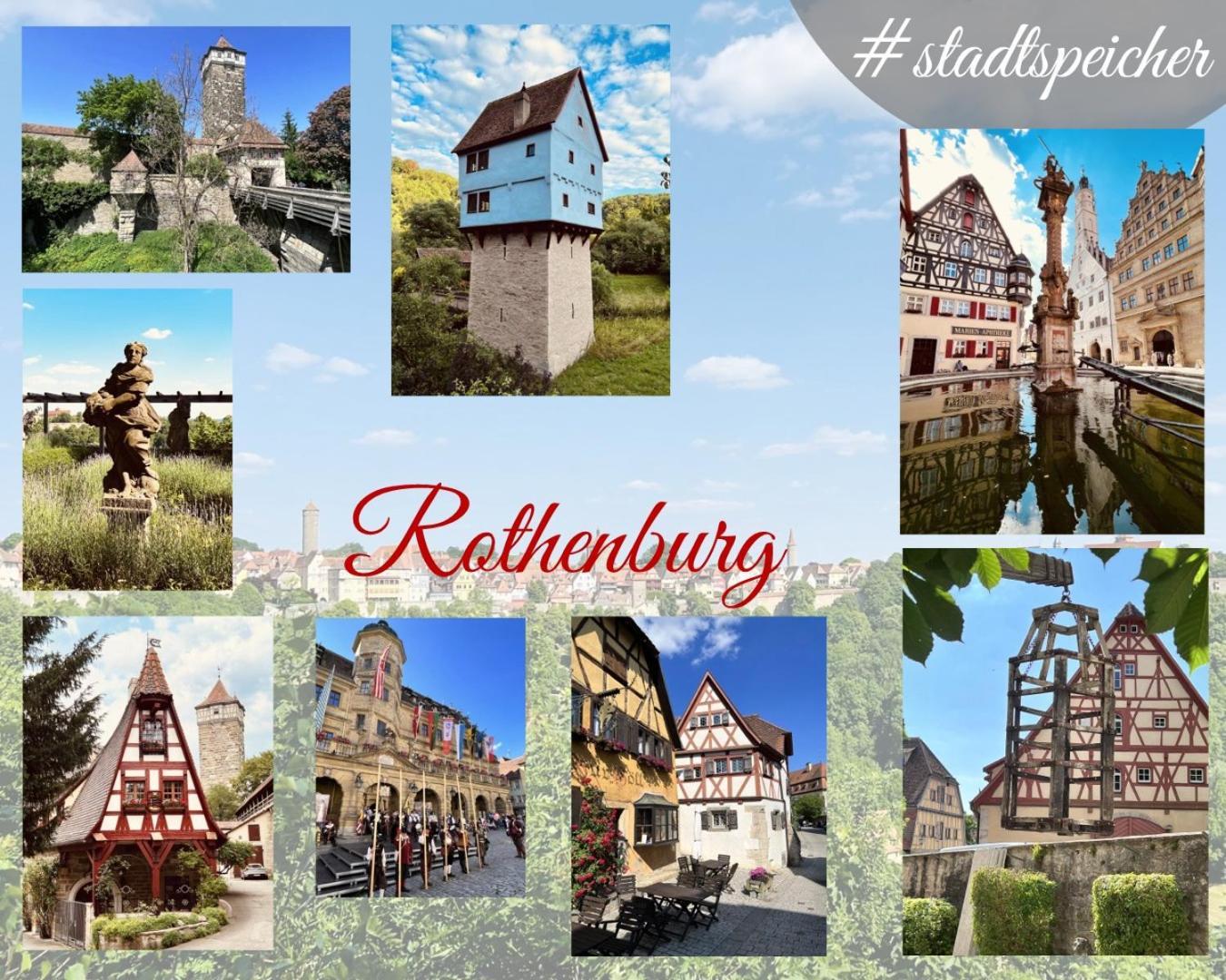 #Stadtspeicher - Blauer Stern Das Apartment Mitten In Der Altstadt Rothenburg ob der Tauber Exteriér fotografie